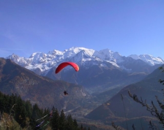  Fliegen Sie über Chamonix